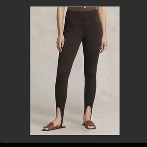 Polo by Ralph Lauren Dark Brown Stirrup Leggings